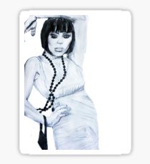 210x230 Fashionista Drawing Stickers Redbubble