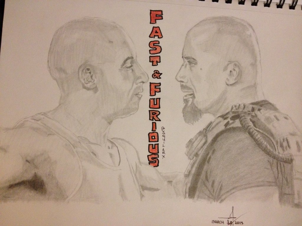 1024x768 Fast And Furious By Aguilarx