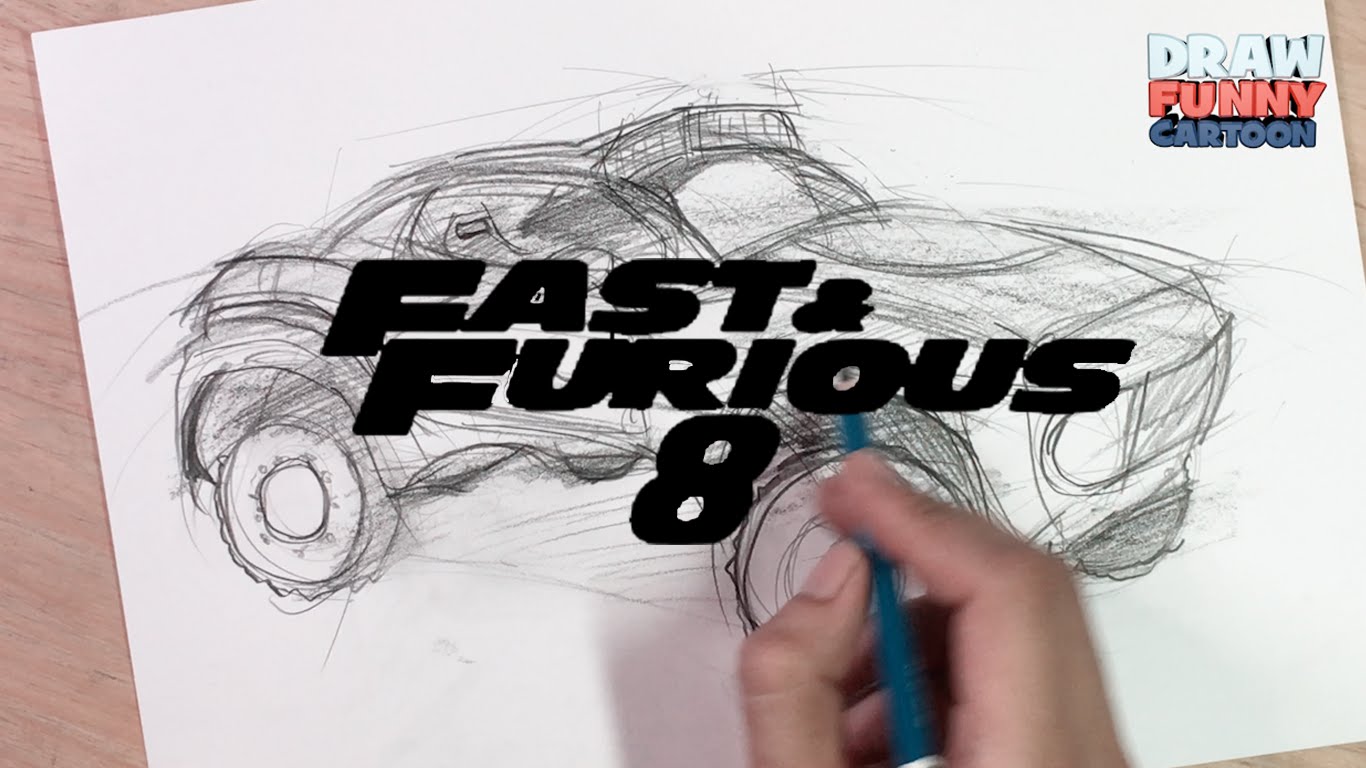 1366x768 How To Draw Rally Fighter From The Fast And Furious 8