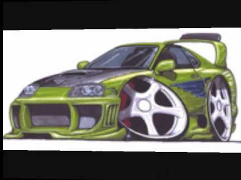 480x360 Fast And Furious Car Drawing