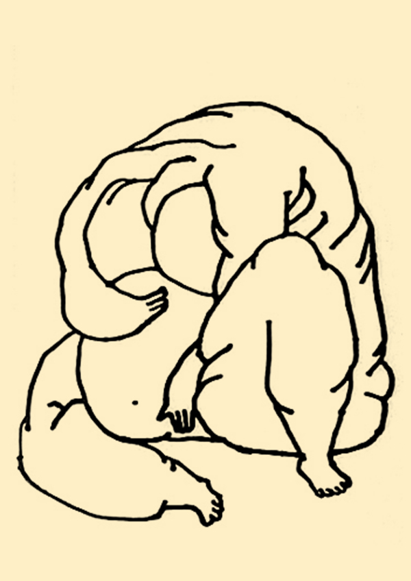 600x848 Fat People Drawings On Drawing Served Illustration Drawing