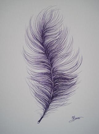 322x438 Original Purple Ostrich Feather Drawing Google Images, Google