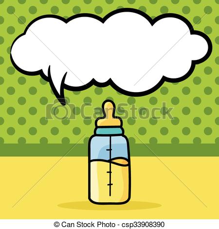 450x470 Feeding Bottle Doodle Eps Vectors