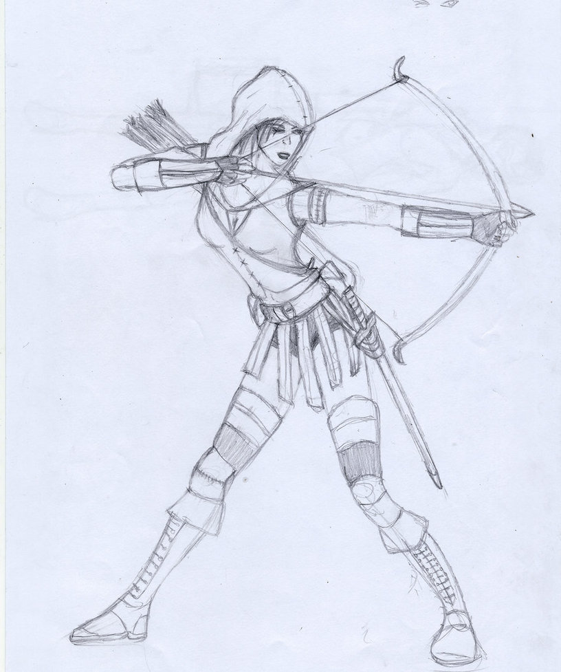 816x977 Yet Another Female Archer By Scoutct6