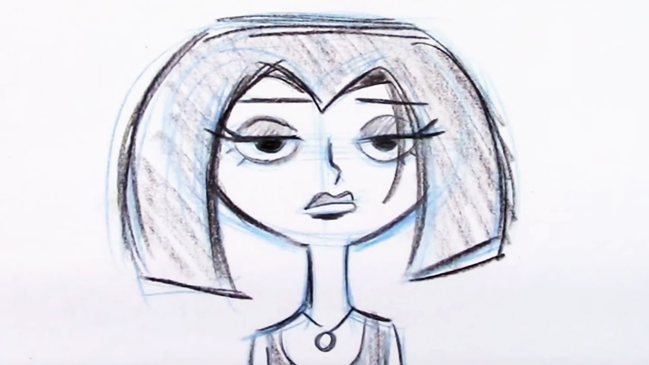 1280x720 Draw A Funny Girl