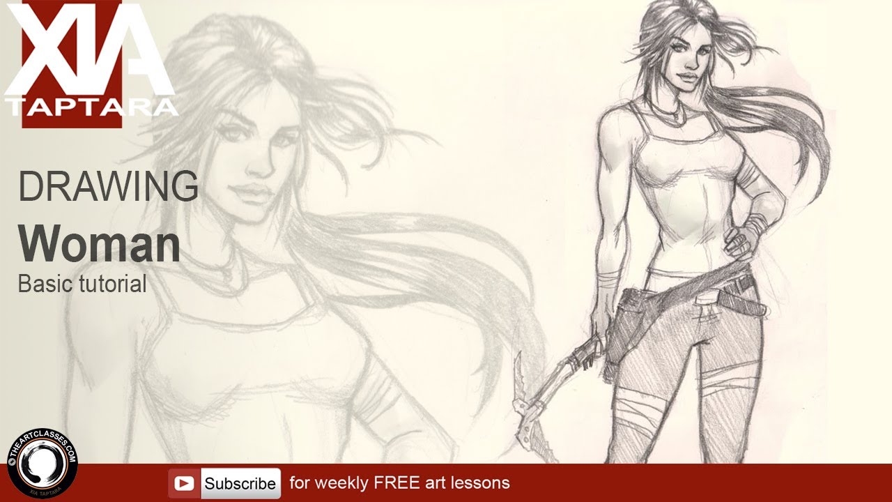 1280x720 How To Draw A Woman