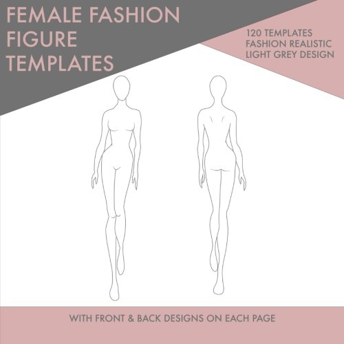 500x500 Female Fashion Figure Templates Front And Back Female Fashion
