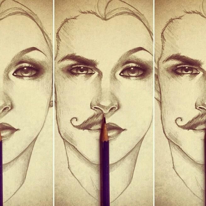 655x655 How To Draw The Differences Between Male And Female Faces Art