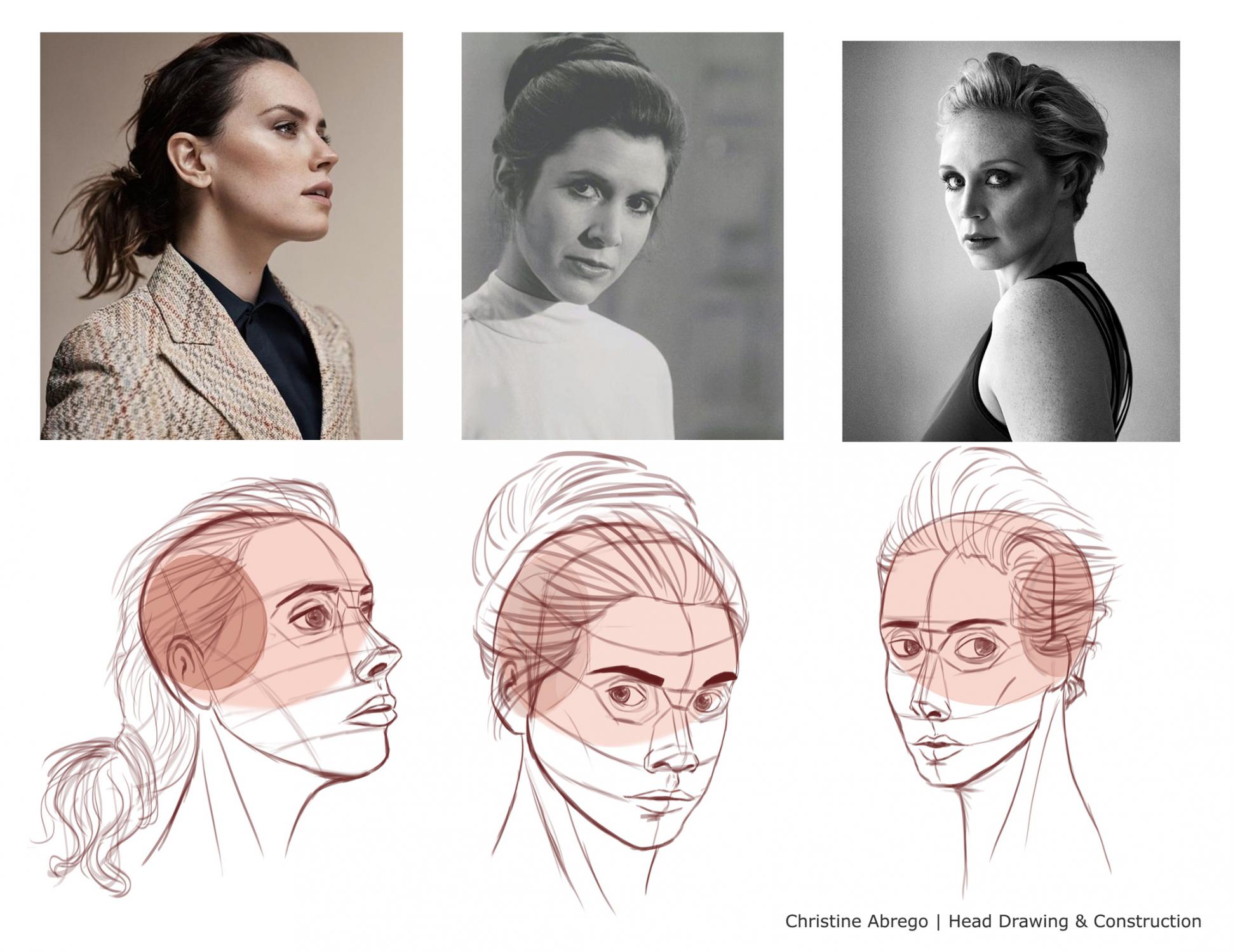 Female Head Drawing at GetDrawings | Free download