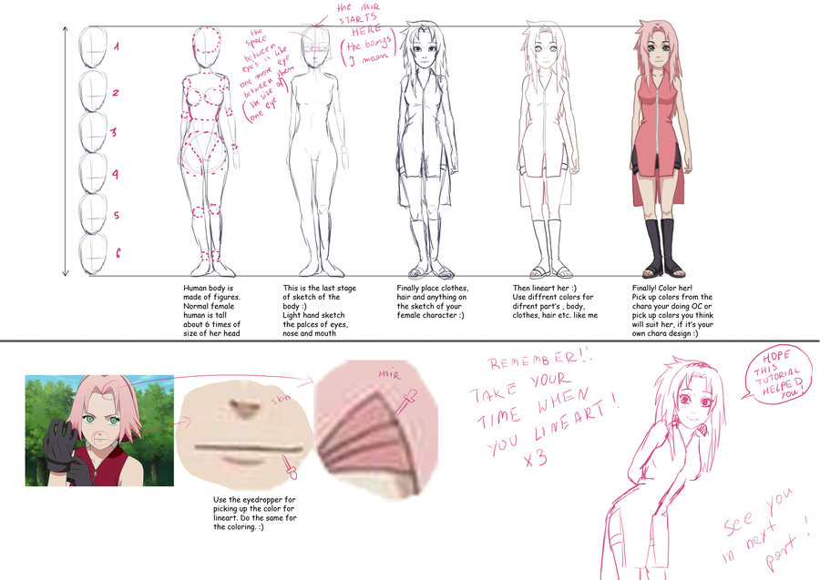 900x637 Tutorial How To Draw Female Body By Izumii89