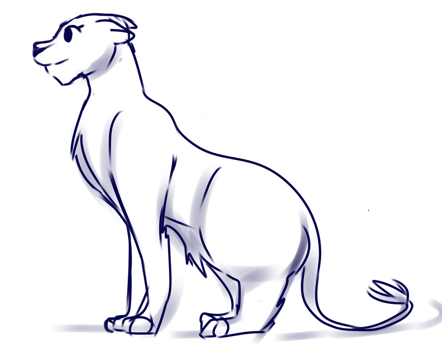 900x702 Female Lion By Kururiri