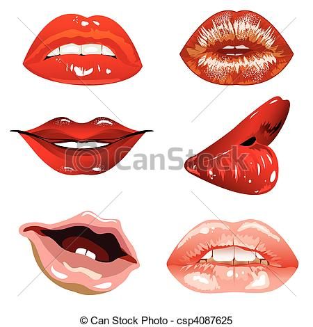 450x470 Female Lips