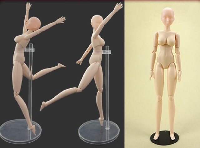 640x476 28cm Sketch Drawing Cartoon Mannequin Female Model Plastic Manikin