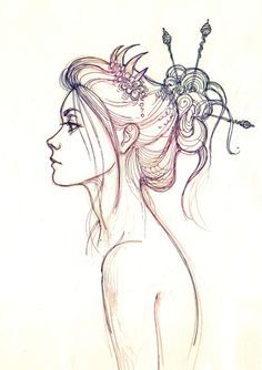 236x334 How To Draw A Female Face In Profile Sharenoesis Drawing