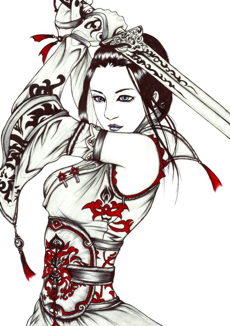 736x1042 Female Samurai Warriors Warriors Women, Warrior Girl, Ninjas