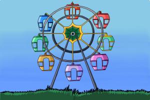 300x200 How To Draw A Ferris Wheel