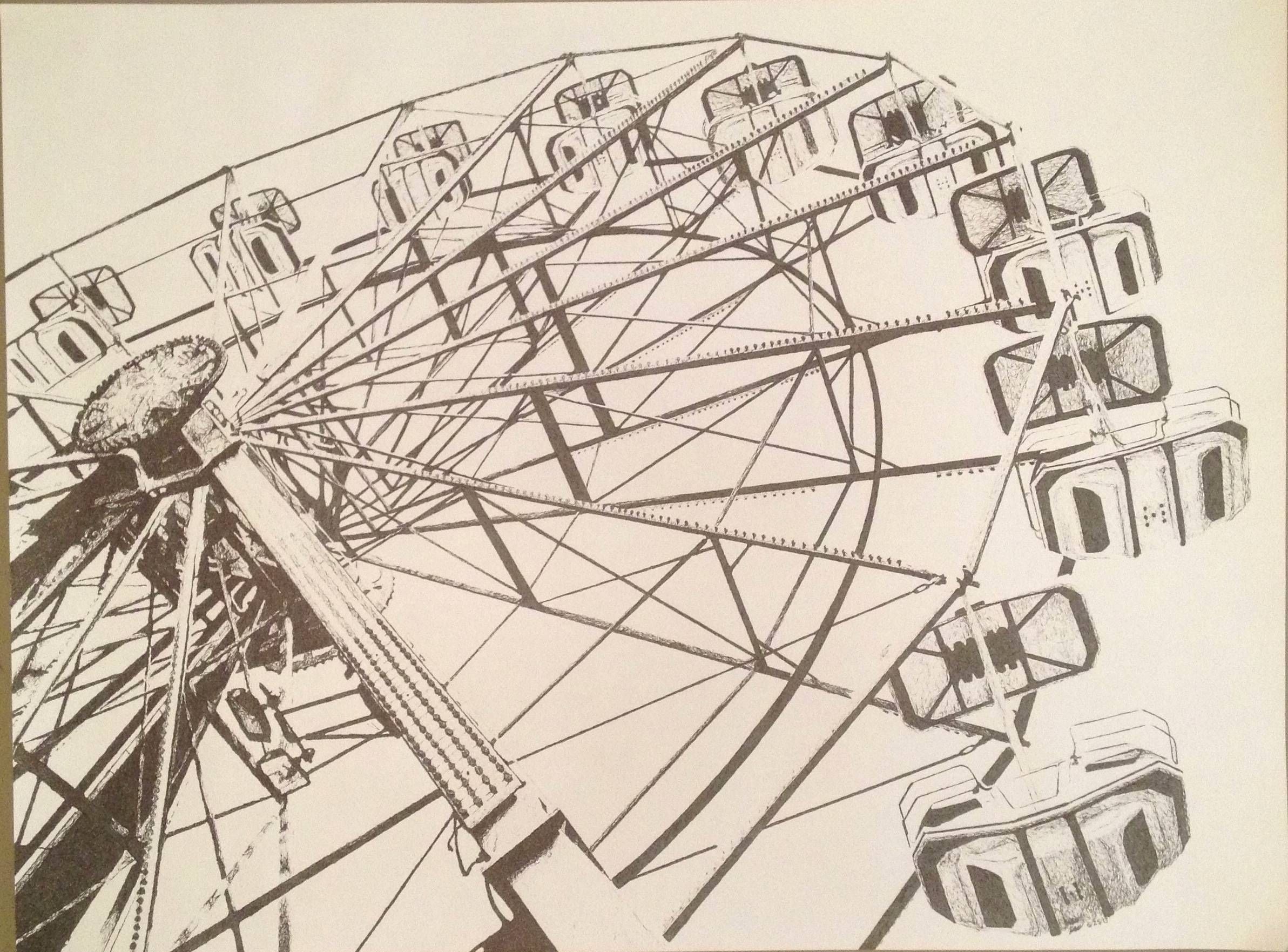2385x1762 Ferris Wheel Drawing Tumblr
