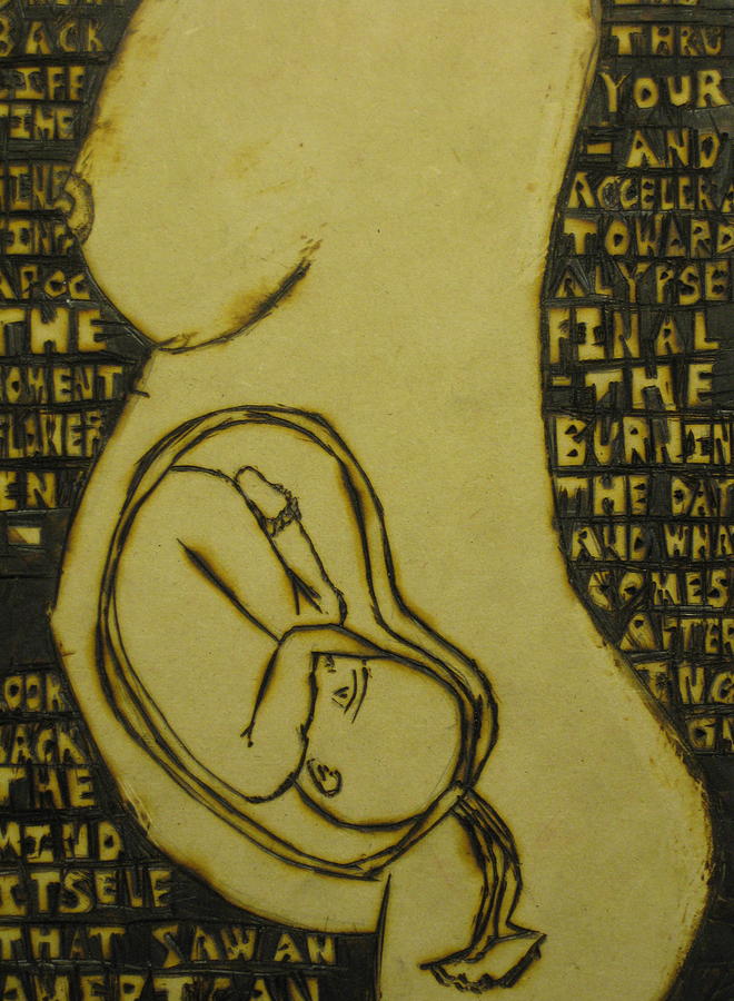 660x900 The Fetus Drawing By Alison Hoffman