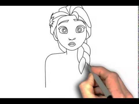 480x360 How To Draw Elsa From Frozen Fever Step By Step