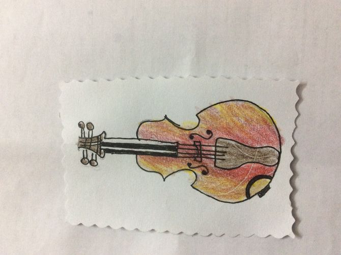 670x500 How To Draw A Violin 15 Steps (With Pictures)