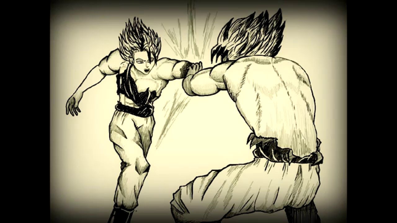 1280x720 How To Draw Dragonball Fight Scenes