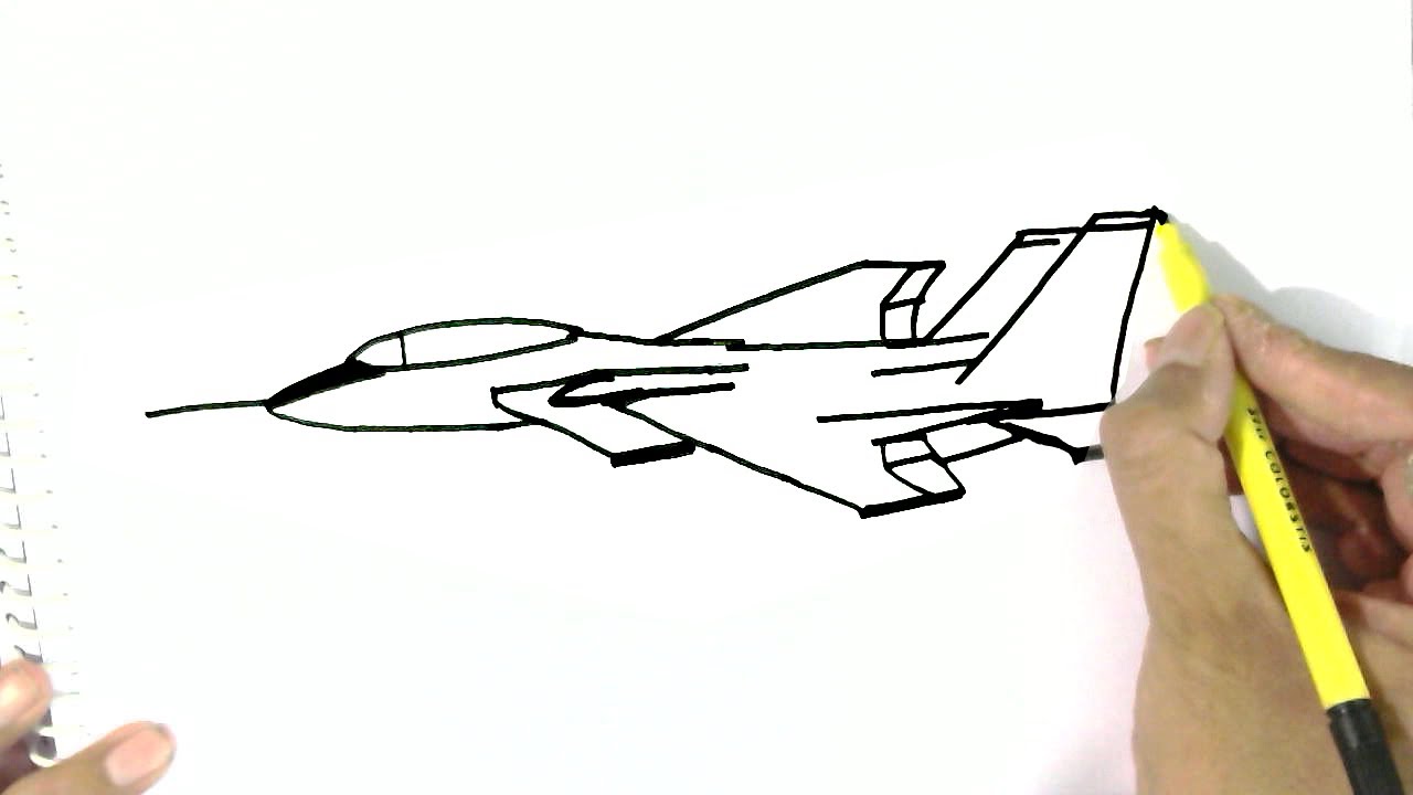Fighter Jet Drawing at GetDrawings | Free download