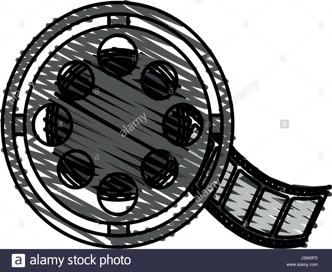 1300x1066 Color Crayon Stripe Image Cartoon Film Roll Reel Stock Vector Art