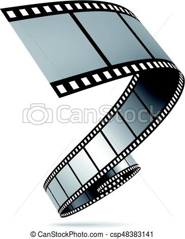 363x470 Film Strip Vector Illustration On White Background Eps Vector