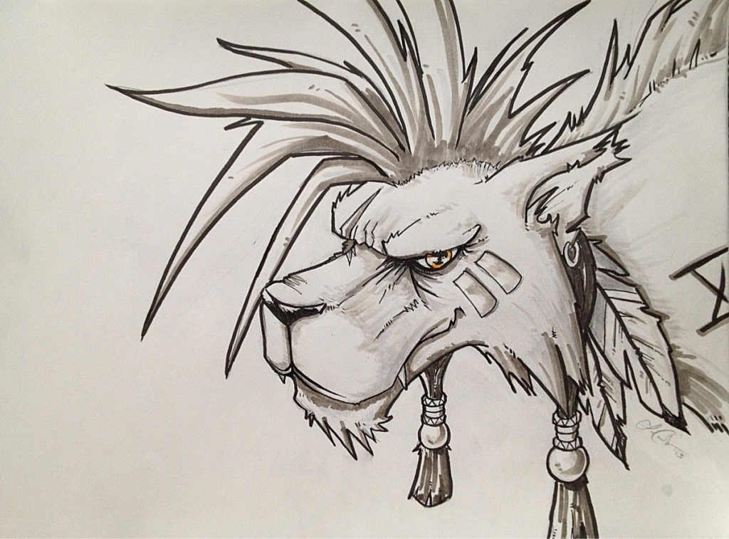 1024x757 How To Draw Fantasy Characters I Decided To Draw One Of My