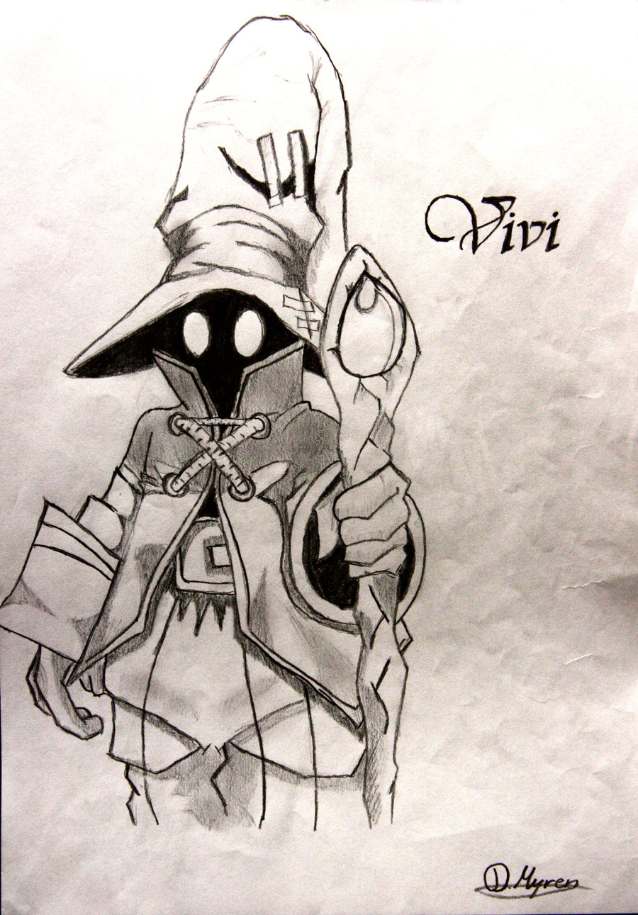 900x1291 Fantasy Drawings Final Fantasy Ix Drawing By Myren90