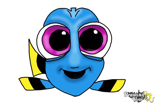 600x400 How To Draw Baby Dory From Finding Dory