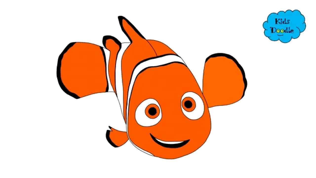 1280x720 How To Draw Nemo From Finding Nemo Movie Full Step By Step Guide