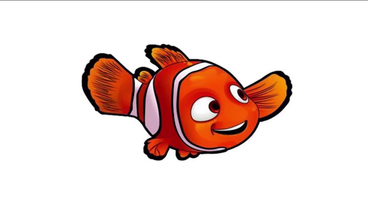 1280x720 Learn To Draw Nemo With Style Of Coloring To Finding Nemo In Fast