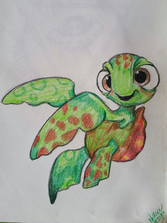 Finding Nemo Squirt Drawing at GetDrawings | Free download