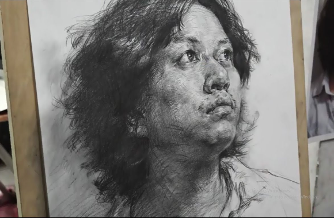 1174x768 Portrait Drawing By Master Artist A Portrait Of Young Man