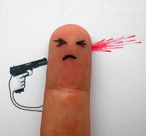 500x467 The Best Finger Drawings You'Ve Ever Seen [15 Pics Finger