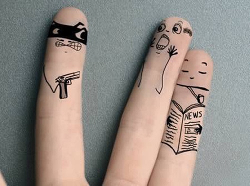 500x372 The Best Finger Drawings You'Ve Ever Seen [15 Pics] Bit Rebels