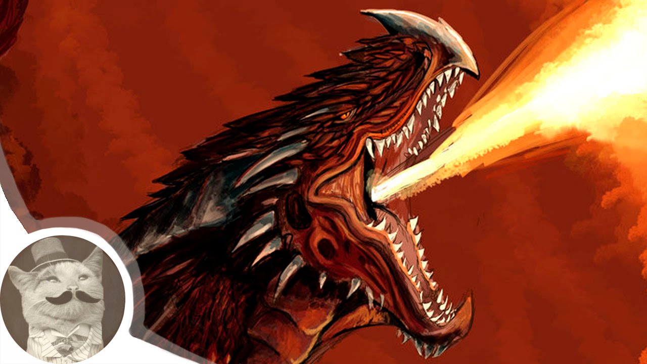 1280x720 Fire Dragon [Speed Drawing]