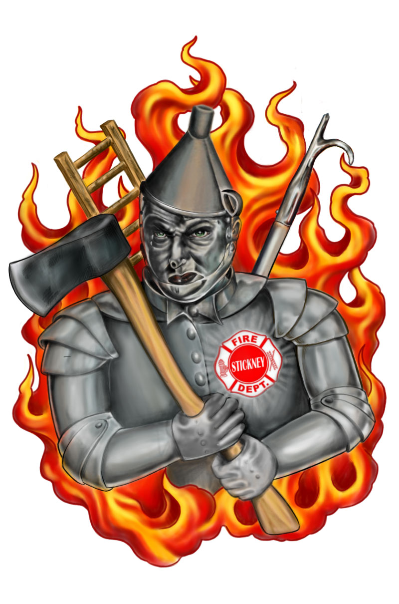 800x1210 Fire Department Artwork