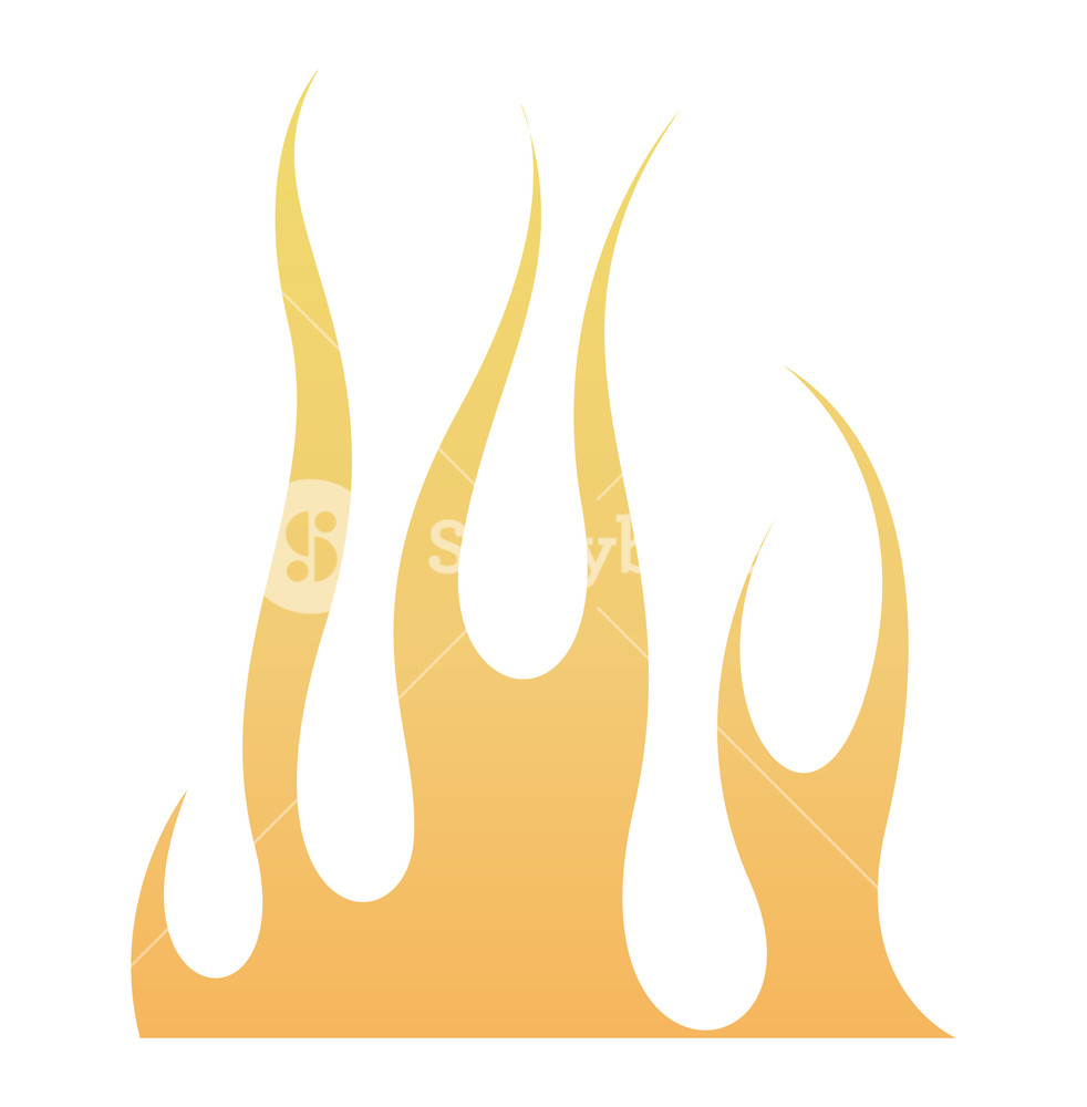 982x1000 Fire Drawing Royalty Free Stock Image