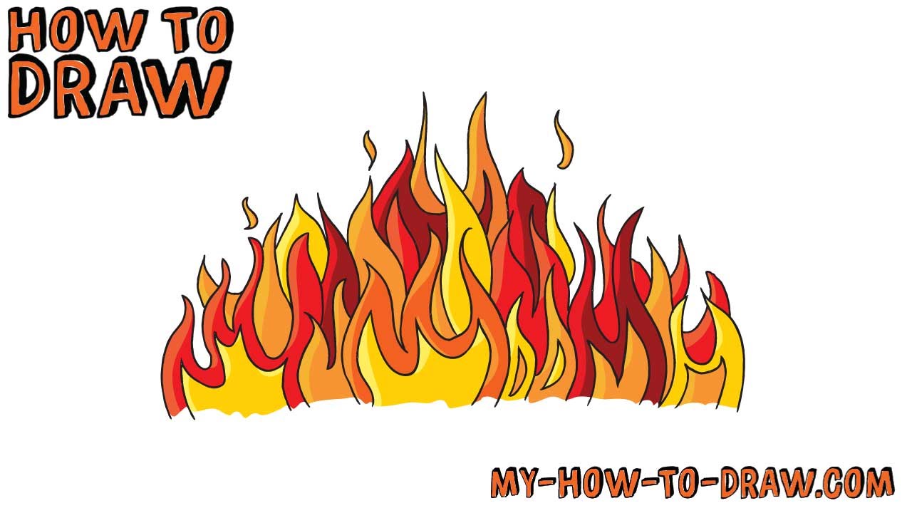1280x720 How To Draw A Fire