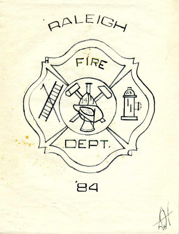 612x800 Firefighter Easy Drawing