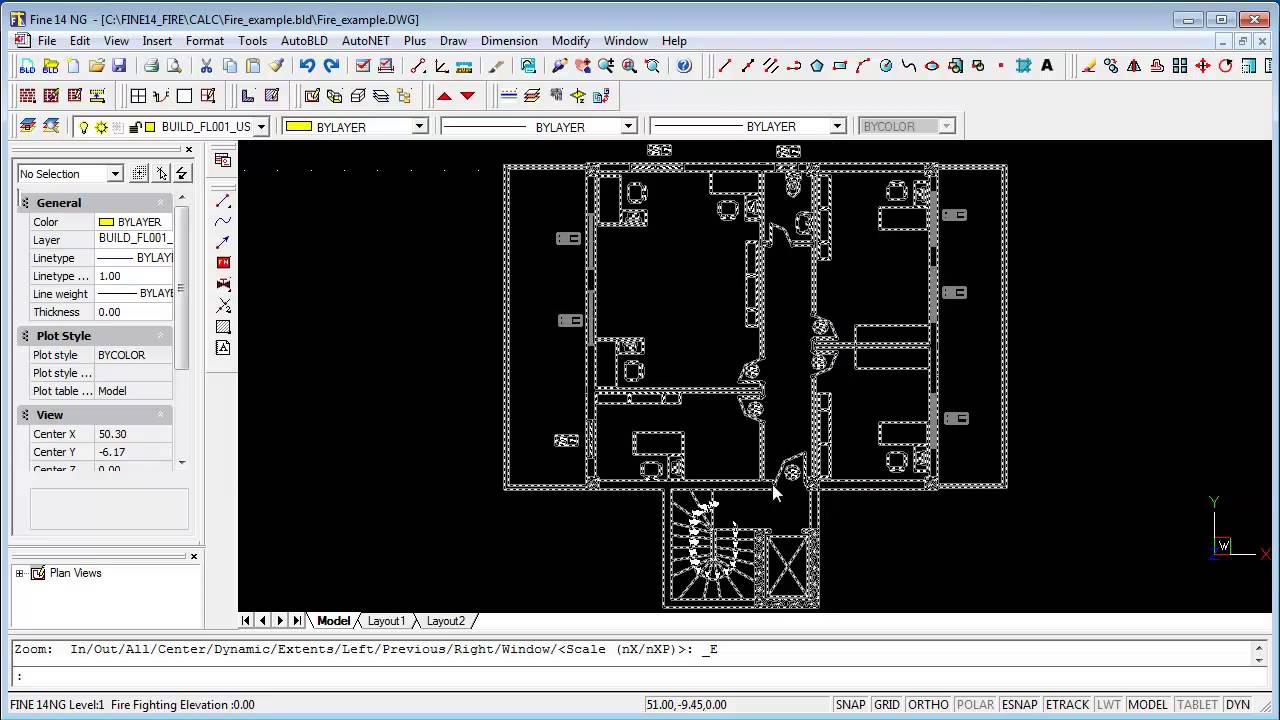1280x720 4m Fire V.14 Step 1. Draw The Fire Fighting Spaces