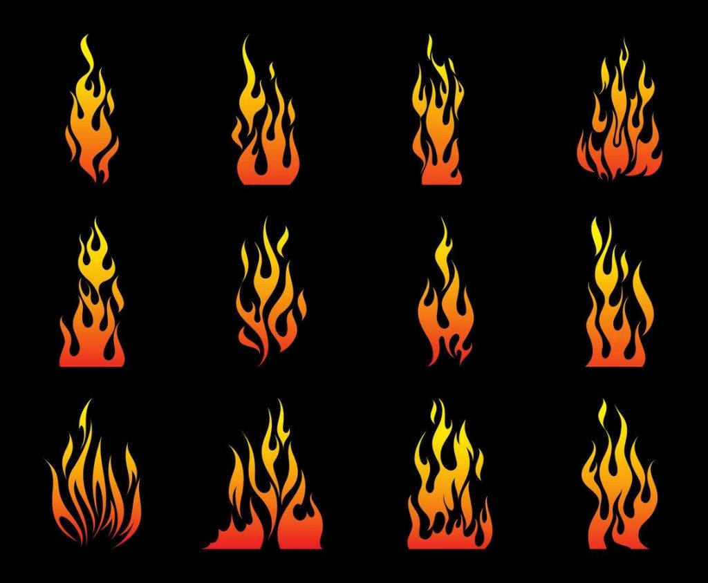 Fire Flames Drawing at GetDrawings | Free download