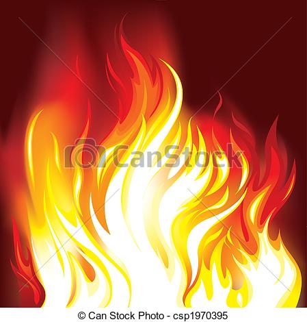 449x470 Fire Flames Background, Editable Vector Illustration Clipart
