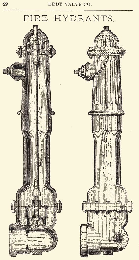 566x1054 Fire Hydrant Drawing Eddy Valve Co.
