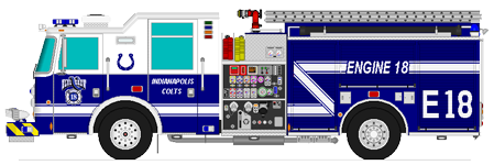 449x150 Indiana Fire Trucks Coloring Book