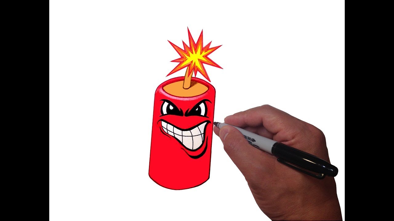 Firecracker Drawing at GetDrawings | Free download