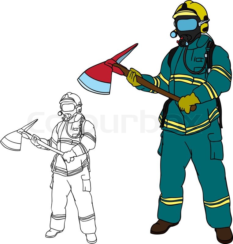 Fireman Drawing at GetDrawings | Free download