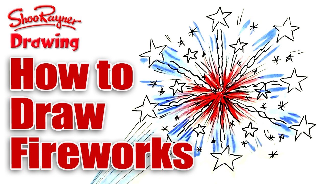 1280x720 How To Draw Fireworks For The 4th Of July
